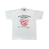 Vintage 90s Single Stitch Native American Pow Wow T-Shirt - White - Size L